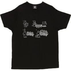 Assembly Instructions T-Shirt -Tshirt Store assembly instructions tshirt 2 black mens v neck tshirt
