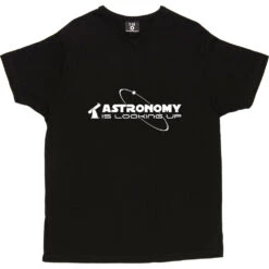 Astronomy Is Looking Up T-Shirt -Tshirt Store astronomy is looking up tshirt 2 black mens v neck tshirt