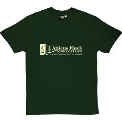 Atticus Finch: Attorney At Law T-Shirt -Tshirt Store atticus finch tshirt 158 bottlegreentshirt