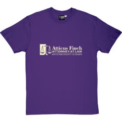 Atticus Finch: Attorney At Law T-Shirt -Tshirt Store atticus finch tshirt 158 purpletshirt