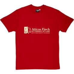 Atticus Finch: Attorney At Law T-Shirt -Tshirt Store atticus finch tshirt 158 redtshirt