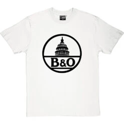 Baltimore And Ohio Railroad T-Shirt -Tshirt Store b and o tshirt 1 whitetshirt