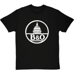 Baltimore And Ohio Railroad T-Shirt -Tshirt Store b and o tshirt 2 blacktshirt