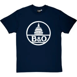 Baltimore And Ohio Railroad T-Shirt -Tshirt Store b and o tshirt 2 navybluetshirt