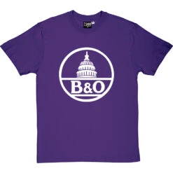 Baltimore And Ohio Railroad T-Shirt -Tshirt Store b and o tshirt 2 purpletshirt