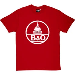 Baltimore And Ohio Railroad T-Shirt -Tshirt Store b and o tshirt 2 redtshirt