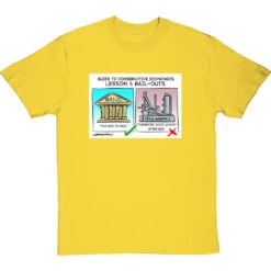 Guide To Conservative Economics: Bail Outs T-Shirt -Tshirt Store bail outs tshirt yellowtshirt