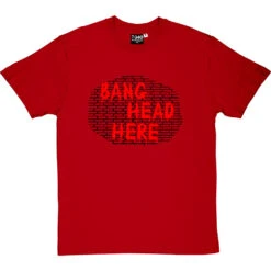 Bang Head Here T-Shirt -Tshirt Store bang head here tshirt 1 redtshirt
