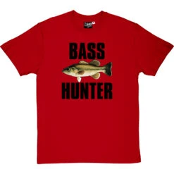 Bass Hunter T-Shirt -Tshirt Store bass hunter tshirt 1 redtshirt