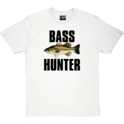 Bass Hunter T-Shirt -Tshirt Store bass hunter tshirt 1 whitetshirt