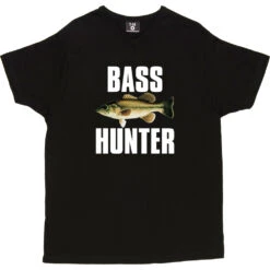 Bass Hunter T-Shirt -Tshirt Store bass hunter tshirt 2 black mens v neck tshirt