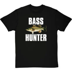 Bass Hunter T-Shirt -Tshirt Store bass hunter tshirt 2 blacktshirt