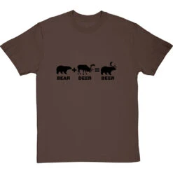 Bear + Deer = Beer T-Shirt 32 Bear + Deer = Beer T-Shirt -Tshirt Store bear deer beer tshirt 1 hazelnuttshirt