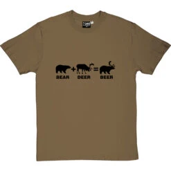 Bear + Deer = Beer T-Shirt 31 Bear + Deer = Beer T-Shirt -Tshirt Store bear deer beer tshirt 1 olivetshirt