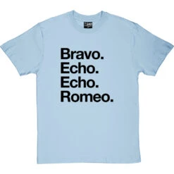 Bravo Echo Echo Romeo T-Shirt -Tshirt Store beer phonetic tshirt 1 skybluetshirt