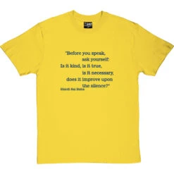 Before You Speak T-Shirt -Tshirt Store before you speak tshirt 7 yellowtshirt