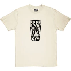 Benjamin Franklin "Beer" Quote T-Shirt -Tshirt Store benjamin franklin beer tshirt 1 naturaltshirt