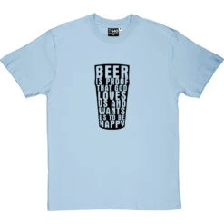 Benjamin Franklin "Beer" Quote T-Shirt -Tshirt Store benjamin franklin beer tshirt 1 skybluetshirt