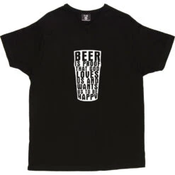 Benjamin Franklin "Beer" Quote T-Shirt -Tshirt Store benjamin franklin beer tshirt 2 black mens v neck tshirt
