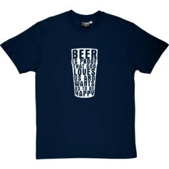 Benjamin Franklin "Beer" Quote T-Shirt -Tshirt Store benjamin franklin beer tshirt 2 navybluetshirt