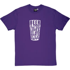 Benjamin Franklin "Beer" Quote T-Shirt