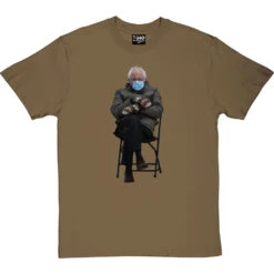 Bernie Sanders "Mittens And Mask" T-Shirt -Tshirt Store bernie mittens tshirt olivetshirt