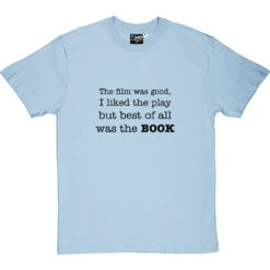 Best Of All Was The Book T-Shirt -Tshirt Store best of all was the book tshirt 1 skybluetshirt