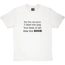 Best Of All Was The Book T-Shirt -Tshirt Store best of all was the book tshirt 1 whitetshirt