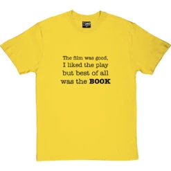 Best Of All Was The Book T-Shirt -Tshirt Store best of all was the book tshirt 1 yellowtshirt
