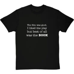 Best Of All Was The Book T-Shirt -Tshirt Store best of all was the book tshirt 2 blacktshirt