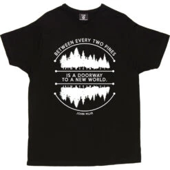 Between Every Two Pines T-Shirt -Tshirt Store between two pines tshirt 2 black mens v neck tshirt