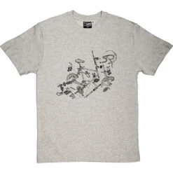 Bicycle Exploded Diagram T-Shirt -Tshirt Store bicycle exploded diagram tshirt 1 lightoxfordtshirt