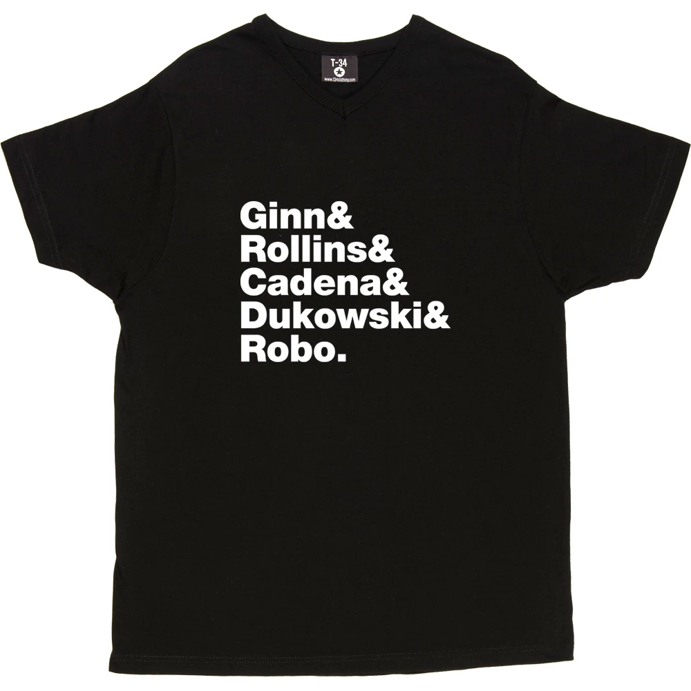 Black Flag Line-Up T-Shirt 3 Black Flag Line-Up T-Shirt - Image 3