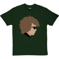 Bob Dylan Portrait T-Shirt -Tshirt Store bob dylan profile tshirt bottlegreentshirt
