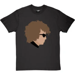 Bob Dylan Portrait T-Shirt -Tshirt Store bob dylan profile tshirt charcoaltshirt