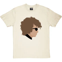 Bob Dylan Portrait T-Shirt -Tshirt Store bob dylan profile tshirt naturaltshirt