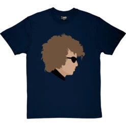 Bob Dylan Portrait T-Shirt -Tshirt Store bob dylan profile tshirt navybluetshirt