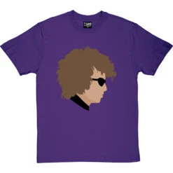 Bob Dylan Portrait T-Shirt -Tshirt Store bob dylan profile tshirt purpletshirt