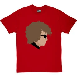 Bob Dylan Portrait T-Shirt -Tshirt Store bob dylan profile tshirt redtshirt
