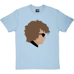 Bob Dylan Portrait T-Shirt -Tshirt Store bob dylan profile tshirt skybluetshirt
