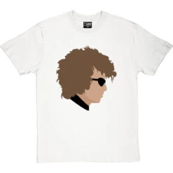 Bob Dylan Portrait T-Shirt -Tshirt Store bob dylan profile tshirt whitetshirt