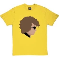 Bob Dylan Portrait T-Shirt -Tshirt Store bob dylan profile tshirt yellowtshirt