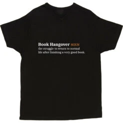 Book Hangover T-Shirt -Tshirt Store book hangover tshirt 2 black mens v neck tshirt