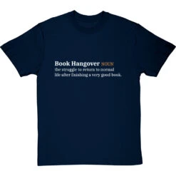 Book Hangover T-Shirt -Tshirt Store book hangover tshirt 2 navybluetshirt