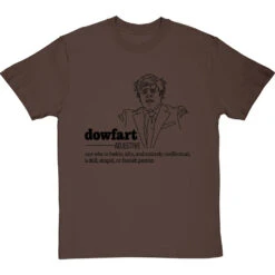 Boris Johnson "Dowfart" T-Shirt -Tshirt Store boris johnson dowfart tshirt 1 hazelnuttshirt