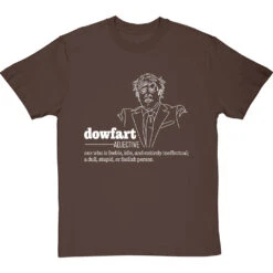 Boris Johnson "Dowfart" T-Shirt -Tshirt Store boris johnson dowfart tshirt 2 hazelnuttshirt