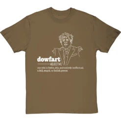 Boris Johnson "Dowfart" T-Shirt -Tshirt Store boris johnson dowfart tshirt 2 olivetshirt