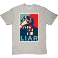 Boris Johnson "Liar" T-Shirt -Tshirt Store boris johnson liar poster tshirt lightoxfordtshirt