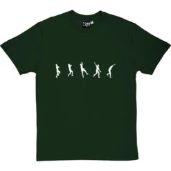 Bowling Action T-Shirt -Tshirt Store bowling action tshirt 2 bottlegreentshirt