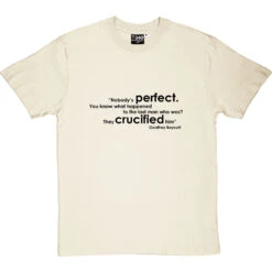 Geoffrey Boycott "Nobody's Perfect" Quote T-Shirt -Tshirt Store boycott nobodys perfect tshirt 1 naturaltshirt